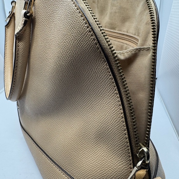 Coach dome Satchel Tan Leather Women's Bag - Picture 9 of 14